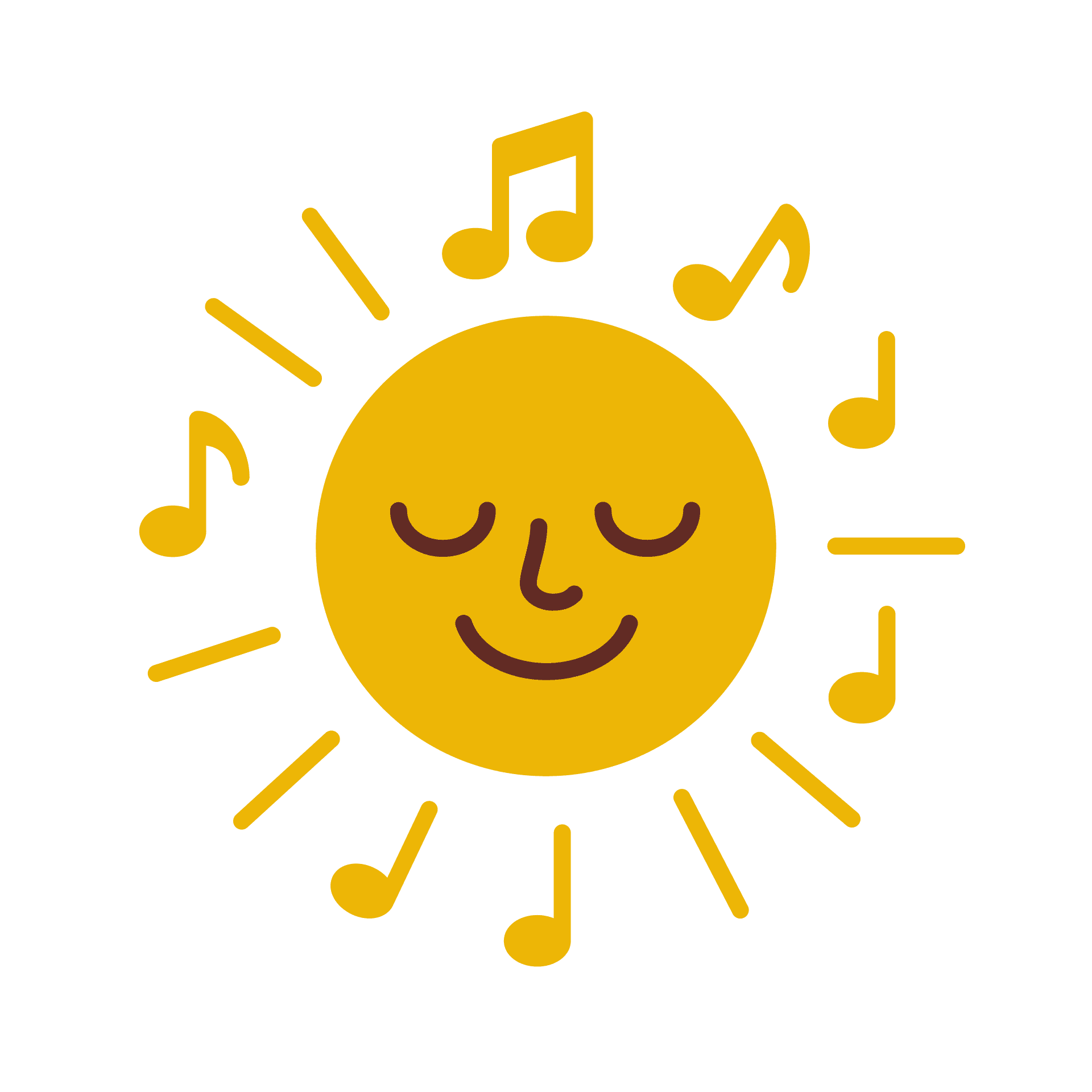 Manifest Music Studio sun logo
